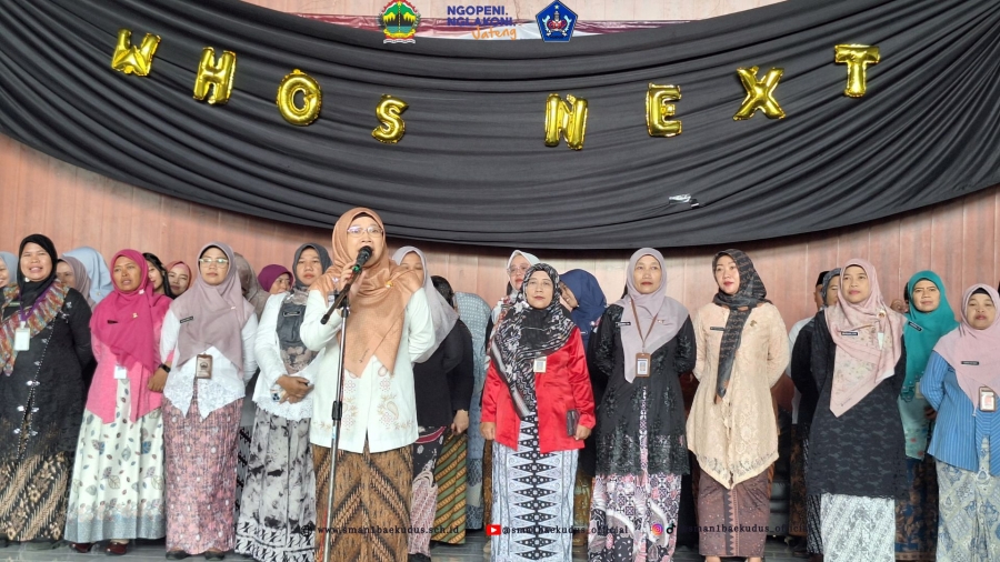 Sambutan Plt. Kepala SMA N 1 BAe Kudus, Dra. Puji Rahayu, M. Pd.